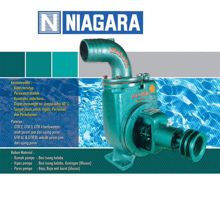 Niagara Pompa Air Irigasi GTR-8L - utama